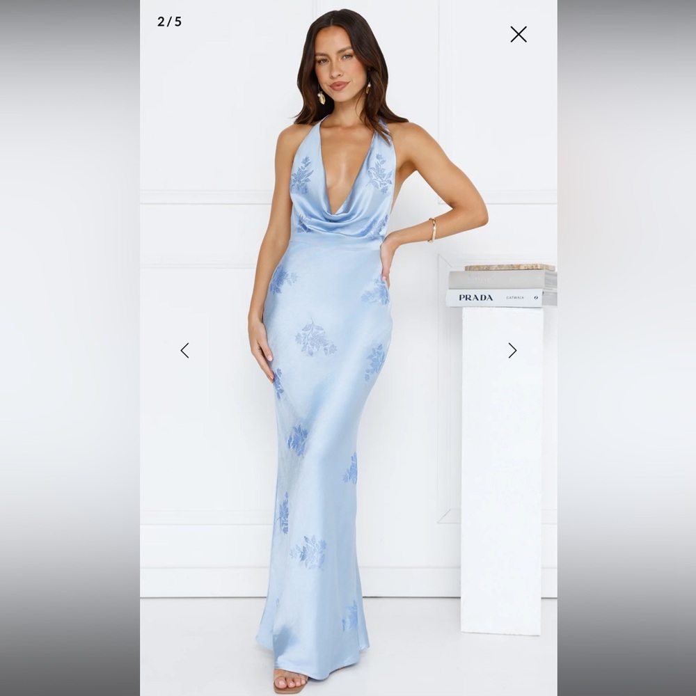 SHARLOW MAXI DRESS BLUE